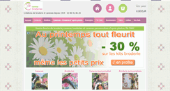 Desktop Screenshot of canevas-broderies.com